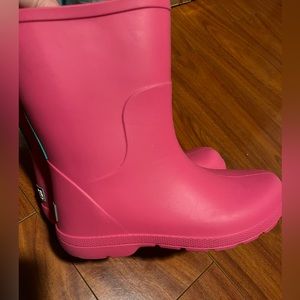 Girls Pink Tote Rainboots size 11-12